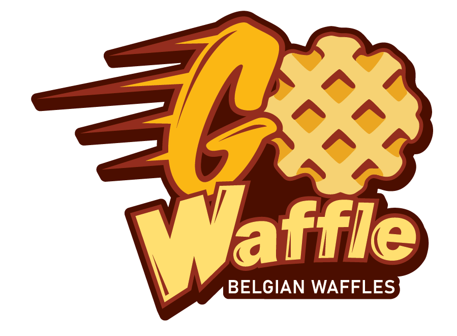 Vector Logo Belgian Waffles Dark Decorative Sticker Traditional Square  Pancake Stock Vector by ©mihmihmal 227794040